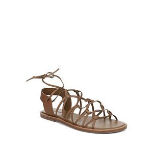 VINCE. Womens Brown Strappy Palmera Round Toe Leather Gladiator Sandles 5.5 M